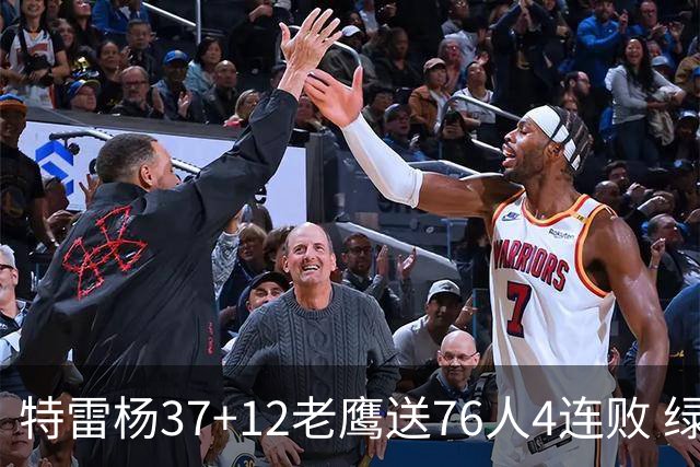 特雷杨37+12老鹰送76人4连败 绿军送奇才5连败